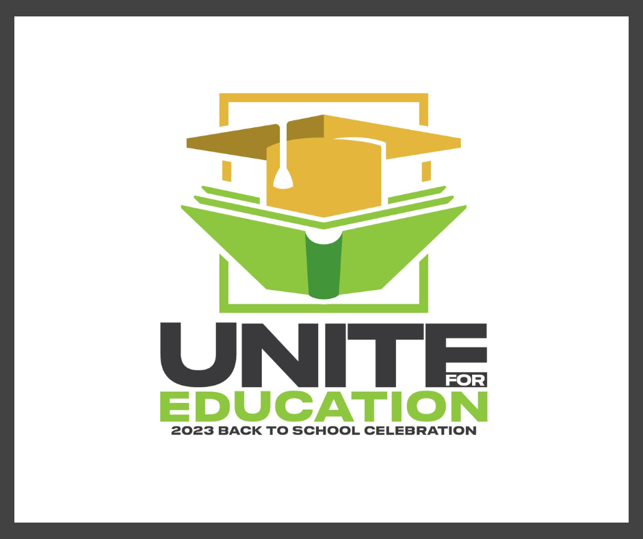 Unite for Education back to school celebration 2023 image of graduation cap and book Unite for Education back to school celebration 2023 image of graduation cap and book